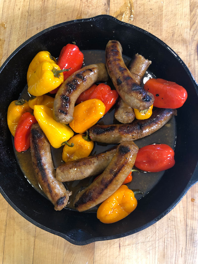 Grilled Italian Sausage with Peppers and Onions Recipe